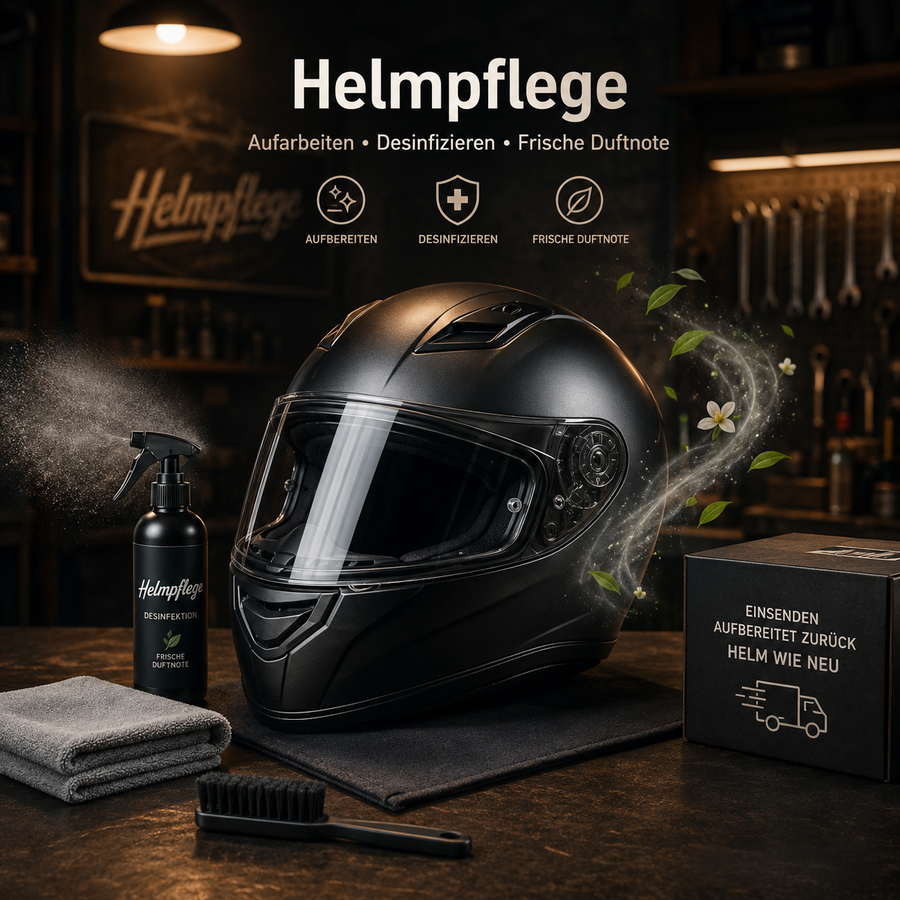 Helmreinigung & Pflege