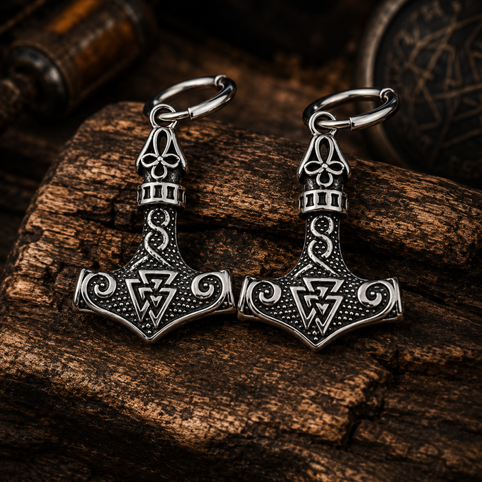 Thors Hammer Ohrringe